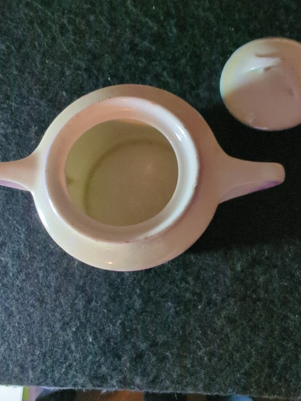 Vintage Leuchtenburg Germany Porcelain Luster Sugar Bowl With Handles & Lid 1937